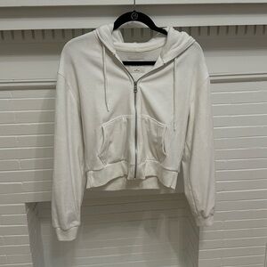 Abercrombie & Fitch, White, Sweatshirt, Small